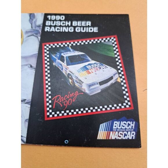 1990 Busch Beer Racing Guide NASCAR Foldout Winston Cup Grand National Promo - Picture 3 of 7